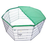 Paw Mate Green Net Cover for Pet Playpen 30in Dog Exercise Enclosure Fence Cage - Pet And Farm
