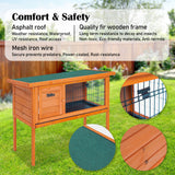 Paw Mate 91 x 45 x 70cm Rabbit Hutch Chicken Coop Free Standing Cage Run - Pet And Farm