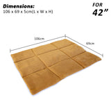 Paw Mate 42inch Beige Pet Cushion Mat Dog Cat Pad - Pet And Farm