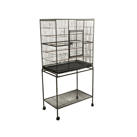 YES4PETS 161 cm Bird Cage Parrot Aviary Pet Stand-alone Budgie Perch Castor Wheels - Pet And Farm 