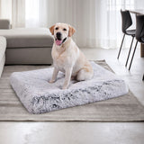 Pet Dog Crate Cage Kennel Bed Mat Sleeping Pad Fluffy Plush Soft Washable XXL - Pet And Farm