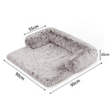 Pet Sofa Bed Dog Calming Sofa Cover Protector Cushion Plush Mat M - Pet And Farm