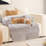Pet Sofa Bed Dog Calming Sofa Cover Protector Cushion Plush Mat M - Pet And Farm