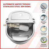Automatic Water Trough Stainless Steel 304 Bowl - Pet And Farm