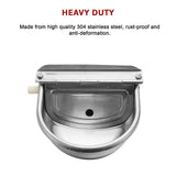 Automatic Water Trough Stainless Steel 304 Bowl - Pet And Farm