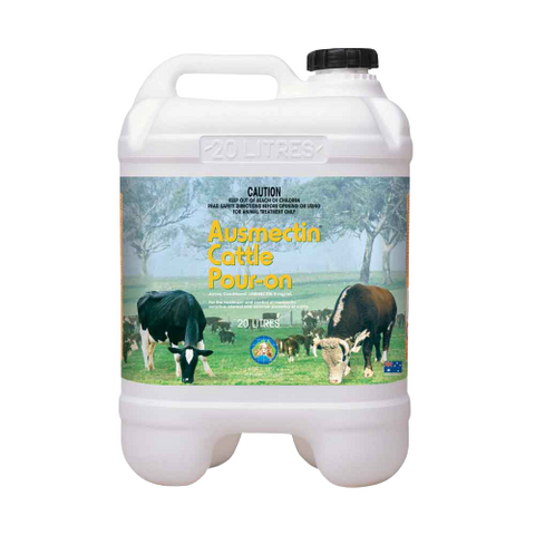 Ausmectin Pour On For Cattle 20L - Pet And Farm 