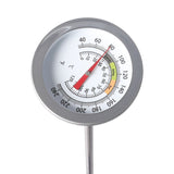 90cm Soil Thermometer Compost Garden Ground Stainless Steel 0-120deg Fertilizer - Pet And Farm