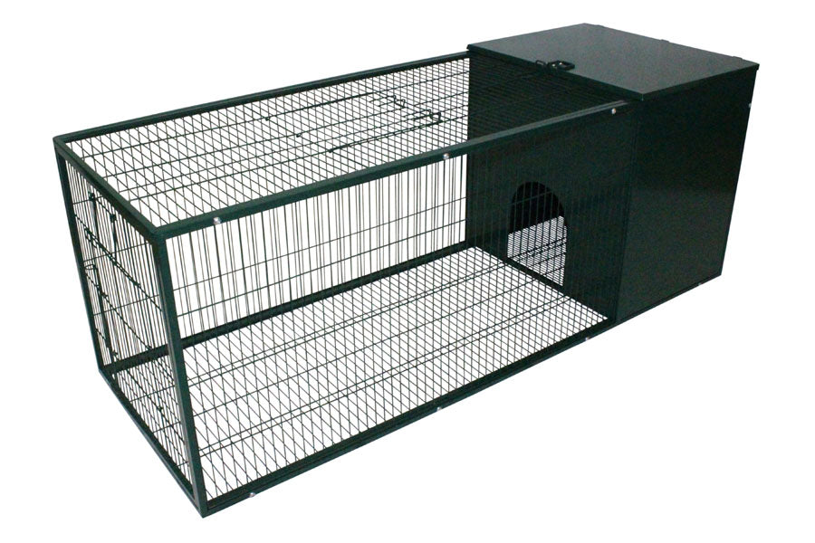 Metal Green Rabbit Guinea Pig Hatch Cage Pet And Farm