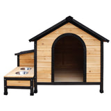 i.Pet Extra Large Wooden Pet Kennel with Storage - Pet And Farm