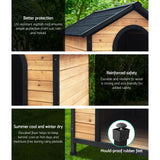 i.Pet Extra Large Wooden Pet Kennel with Storage - Pet And Farm