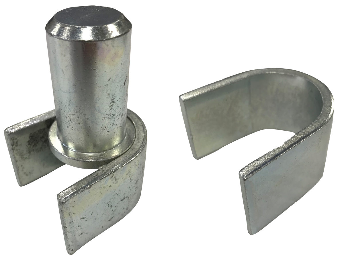 WeldOn Hinge Kit for 25NB Farm Gate Zinc plated Pet And Farm