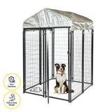 Pet Basic 1.83 x 1.22 x 1.22m Dog Kennel Enclosure Waterproof Lockable Gate - Pet And Farm
