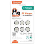 Aristopet All Wormer Tablet for Dogs & Puppies 10Kg Tablets 6pk