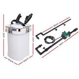 Giantz Aquarium Filter Fish Tank External Canister Water Pump 1250L/H - Pet And Farm 
