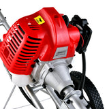 Giantz 52cc Petrol Brush Cutter Whipper Saw Trimmer 2 Stroke 3-in-1 Wheel - Pet And Farm 