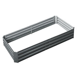 Green Fingers Garden Bed 180x90cm Planter Box Raised Container Galvanised Steel - Pet And Farm 