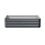 Green Fingers 2x Garden Bed 120x90cm Planter Box Raised Container Galvanised Herb - Pet And Farm 