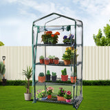 Green Fingers Greenhouse 4 Tiers Mini Green House Garden Bed Planter Box 1.6x0.7x0.5M - Pet And Farm 