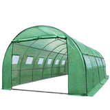 Green Fingers Greenhouse 6x3x2M Walk in Green House Tunnel Plant Garden Shed Dome - Pet And Farm 