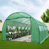 Green Fingers Greenhouse 6x3x2M Walk in Green House Tunnel Plant Garden Shed Dome - Pet And Farm 