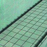 Green Fingers Greenhouse 1.4x1.55x2M Walk in Green House Tunnel Plant Garden Shed 8 Shelves - Pet And Farm 