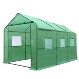 Green Fingers Greenhouse 3.5x2x2M Walk in Green House Tunnel Plant Garden Shed - Pet And Farm 