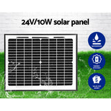 LockMaster Swing Gate Opener Auto 10W Solar Power Electric Remote Control 800KG - Pet And Farm 
