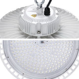 Leier LED High Bay Lights 200W UFO Industrial Shed Warehouse Factory Lamp White - Pet And Farm 