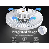 Leier LED High Bay Lights 200W UFO Industrial Shed Warehouse Factory Lamp White - Pet And Farm 