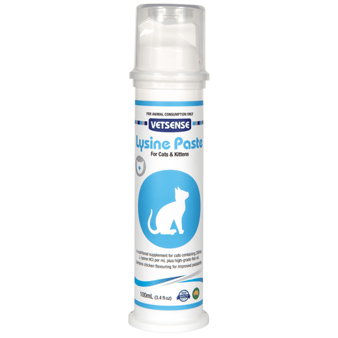 Vetsense Lysine Paste for Cats 100mL