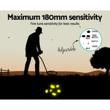 Metal Detector 180MM Deep Sensitive Water Resistant Pinpointer Treasure Hunter