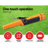 Metal Detector 40MM Sensitive Handheld Pinpointer Water Resistant Automatic Hunter Orange - Pet And Farm 