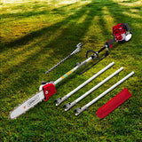 Giantz 31cc Pole Chainsaw 4 Stroke Petrol Tree Pruner Saw 12 Inch Bar Long Reach