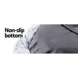 i.Pet Pet Bed Dog Cat 110cm Calming Extra Large Soft Plush Light Charcoal - Pet And Farm 