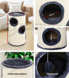 i.Pet Cat Tree 70cm Scratching Post Tower Scratcher Trees Wood Condo House Toys