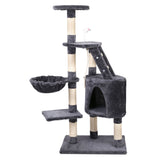 i.Pet Cat Tree 120cm Tower Scratching Post Scratcher Wood Condo House Bed Toys - Pet And Farm 
