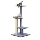 i.Pet Cat Tree 124cm Scratching Post Tower Scratcher Trees Wood Condo Board - Pet And Farm 