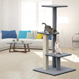 i.Pet Cat Tree 124cm Scratching Post Tower Scratcher Trees Wood Condo Board - Pet And Farm 