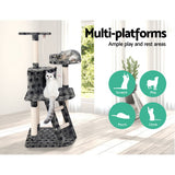 i.Pet Cat Tree 120cm Tower Scratching Post Scratcher Trees Bed Wood Condo Toys Bed - Pet And Farm 
