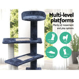 i.Pet Cat Tree 100cm Scratching Post Scratcher Tower Wood Condo House Trees Bed - Pet And Farm 