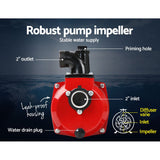 Giantz Petrol Water Pump 2" High Flow Transfer Fire Fighting Irrigation - Pet And Farm 
