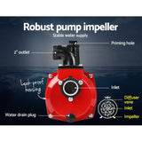 Giantz Petrol Water Pump 2" Transfer High Flow Fire Fighting Irrigation - Pet And Farm 
