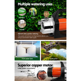 Giantz Garden Water Pump�High Pressure 1500W Tank Rain Farm Irrigation House - Pet And Farm 