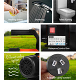 Giantz Garden Water Pump 1500W Max. High Pressure Tank Rain Farm Irrigation Black - Pet And Farm 