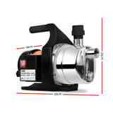 Giantz Garden Water Pump High Pressure 800W Tank Rain Farm Irrigation House - Pet And Farm 