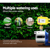 Giantz Garden Water Pump Jet High Pressure Controller Stage Irrigation 4600L/H - Pet And Farm 