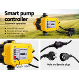 Giantz Peripheral Water Pump Garden Boiler Car Wash Electric Irrigation QB60 Yellow - Pet And Farm 