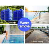 Giantz 1800W Max. Submersible Dirty Water Pump Bore Tank Well Steel Automatic Clean - Pet And Farm 