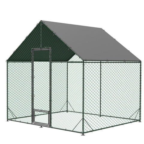 Large Chicken Coop Hen House 276x207x300cm Cage Enclosure - Pet And Farm 