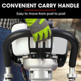BAUMR-AG 38cc 4-Stroke Petrol Post Driver, with Carry Case & 3 Piling Sleeves - Pet And Farm 